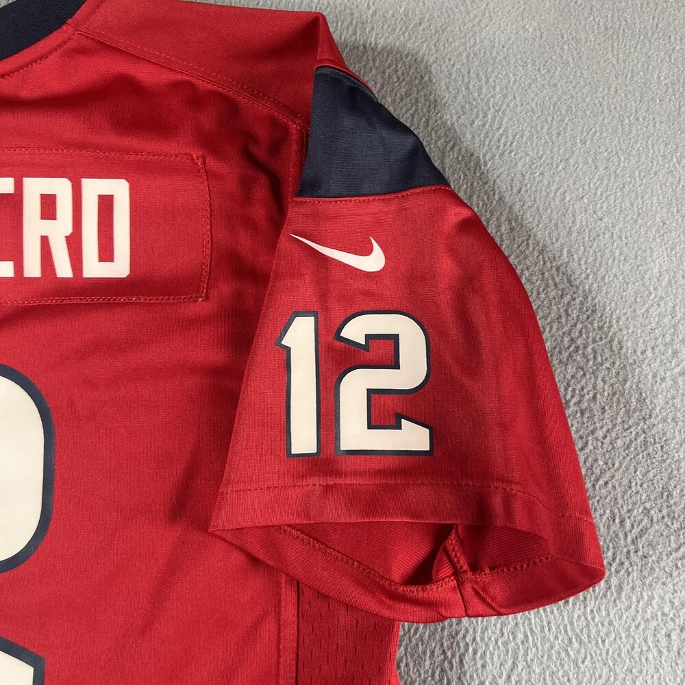 Houston Texans Jersey Boys XL Red Navy NFL Football Nike On Field Shepherd 12 - Picture 11 of 12
